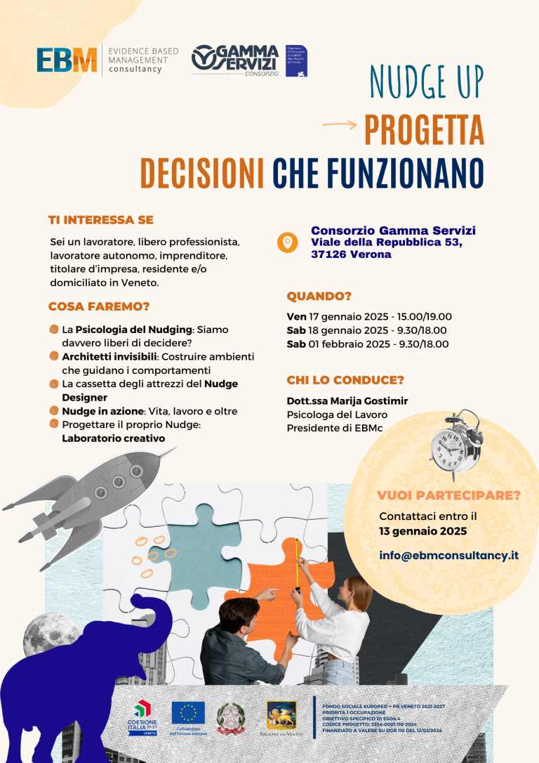 Nudge Up – Progetta Decisioni che funzionano