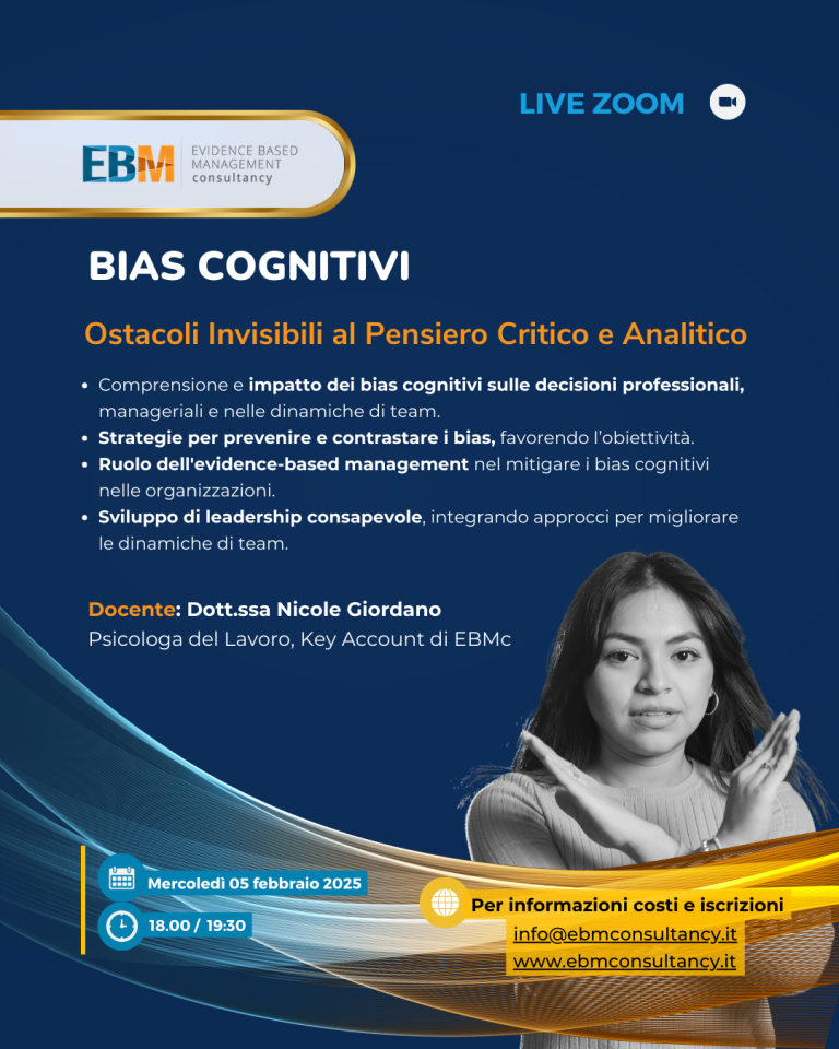 Bias Cognitivi – Ostacoli Invisibili al Pensiero Critico e Analitico  