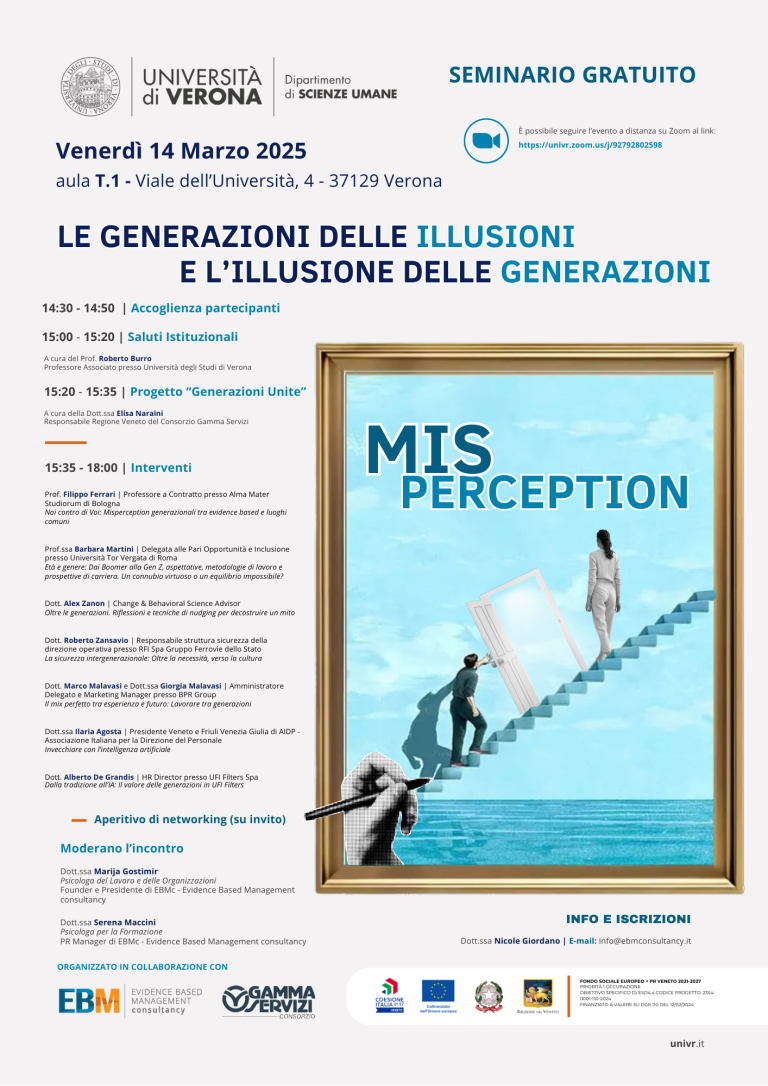 Misperception: Le generazioni delle Illusioni e l’illusione delle generazioni