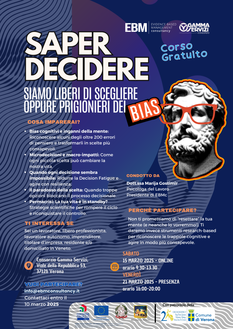 Saper Decidere – Siamo liberi di scegliere oppure prigionieri dei Bias