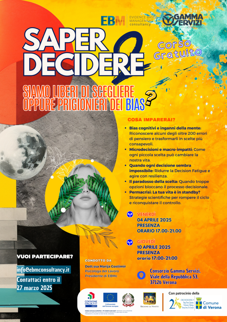 Saper Decidere 2 – Siamo liberi di scegliere oppure prigionieri dei Bias